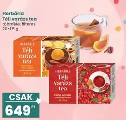 Spar Herbária téli varázs tea ajánlat