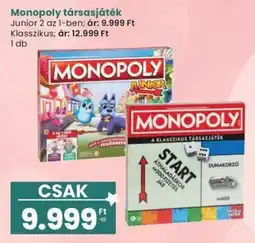 Spar Monopoly társasjáték ajánlat