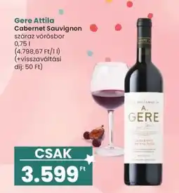 Spar Gere Attila cabernet sauvignon ajánlat