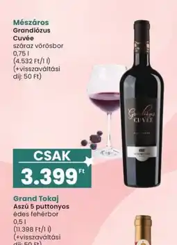 Spar Mészáros grandiózus cuvée ajánlat