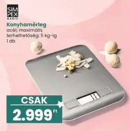 Spar SimPex basic konyhamérleg ajánlat