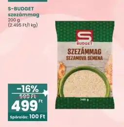Spar S budget szezámmag ajánlat