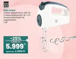 Spar SimPex kézi mixer ajánlat