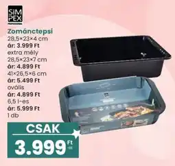 Spar Sim pex zománc tepsi ajánlat