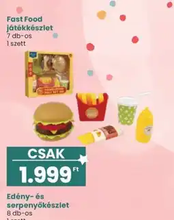 Spar Fast Food játékkészlet ajánlat