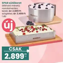 Spar Spar sütőkeret ajánlat