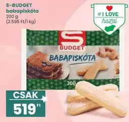 Spar S Budget babapiskóta ajánlat