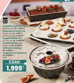 Spar SimPex püspökkenyérforma ajánlat