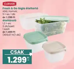 Spar Curver fresh & go téglá ételtartó ajánlat