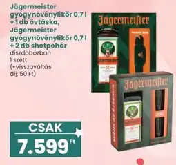 Spar Jägermeister gyógynövénylikőr ajánlat