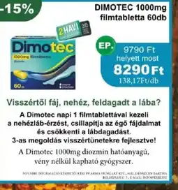 PatikaPlus Dimotec 1000mg filmtabletta ajánlat