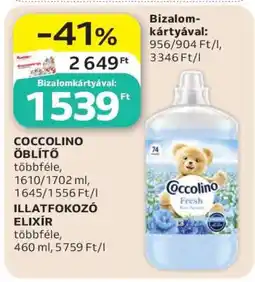Auchan Coccolino Öblítő ajánlat