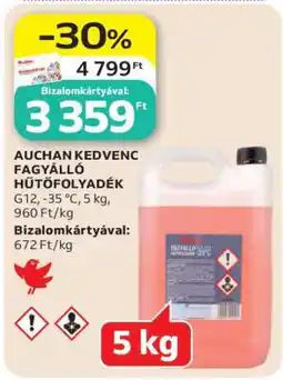 Auchan AUCHAN KEDVENC FAGYÁLLÓ HŰTŐFOLYADÉK ajánlat