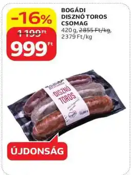 Auchan BOGÁDI DISZNÓ TOROS CSOMAG ajánlat