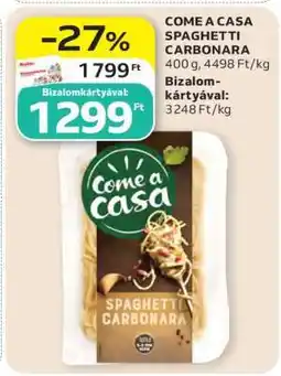 Auchan COME A CASA SPAGHETTI CARBONARA ajánlat