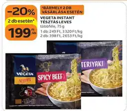 Auchan VEGETA INSTANT TÉSZTÁS LEVES ajánlat