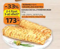 Auchan GOUDA ÍZŰ SAJTKRÉMES RÚD ajánlat