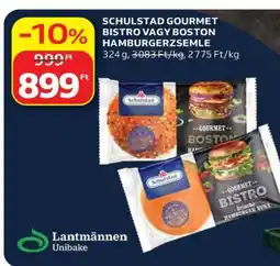 Auchan SCHULSTAD GOURMET BISTRO VAGY BOSTON HAMBURGERZSEMLE ajánlat