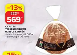 Auchan KANIZSA TELJES KIŐRLÉSŰ ROZSOS KENYÉR ajánlat