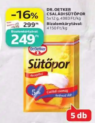 DR. OETKER CSALÁDISÜTŐPOR