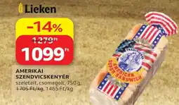 Auchan Amerikai Szendvicskenyér ajánlat