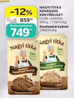 Auchan NAGYI TITKA KOVÁSZOS KENYÉRLISZT ajánlat