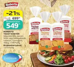 Auchan ROBERTO TOAST KENYÉR ajánlat