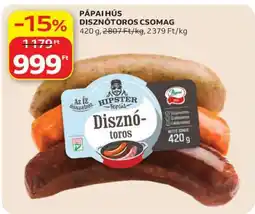 Auchan Pápai Hús Disznótoros Csomag ajánlat