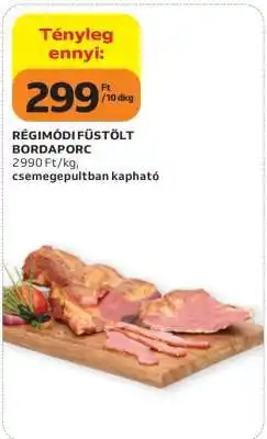 Auchan Régimódi füstölt bordaporc ajánlat
