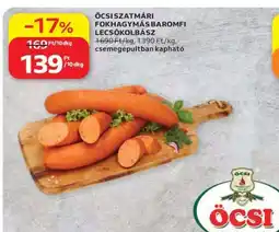 Auchan Öcsi Szatmári Fokhagymás Baromfi Lecsókolbász ajánlat