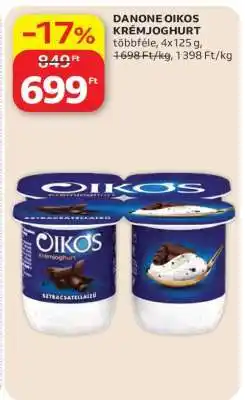 Auchan DANONE Oikos krémjoghurt ajánlat