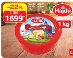 Auchan Hajdú Körös sajtkorong ajánlat