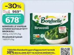 Auchan BONDUELLE VAPEUR GYORSFAGYASZTOTT BROKKOLI ajánlat