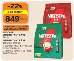 Auchan NESCAFÉ 2IN1 INSTANT KÁVÉ ajánlat