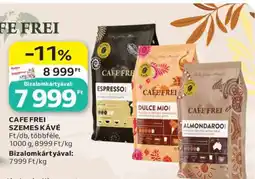 Auchan CAFE FREI Szemes kávé ajánlat