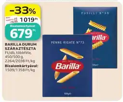 Auchan Barilla durum száraztészta ajánlat