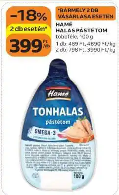 Auchan Hamé halas pástétom ajánlat
