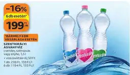 Auchan SZENTKIRÁLYI Ásványvíz ajánlat