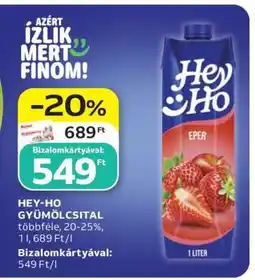 Auchan HEY-HO GYÜMÖLCSITAL ajánlat