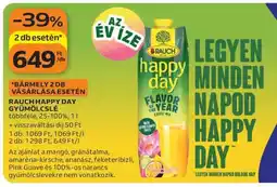 Auchan Rauch Happy Day Gyümölcslé ajánlat