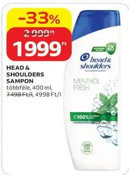 Auchan HEAD & SHOULDERS Sampon ajánlat