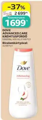 Auchan Dove Advanced Care Krémtusfürdő ajánlat