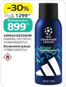 Auchan ADIDAS DEZODOR ajánlat