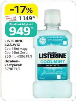 Auchan LISTERINE Szájvíz ajánlat