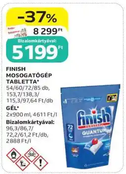 Auchan FINISH Mosogatógép-tabletta ajánlat