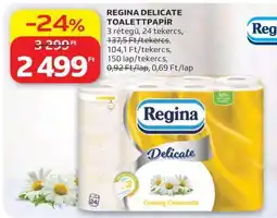Auchan Regina Delicate toalettpapír ajánlat