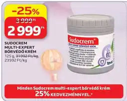 Auchan SUDOCREM MULTI-EXPERT BŐRVÉDŐ KRÉM ajánlat