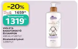 Auchan Violeta Babafürdető és Sampon ajánlat