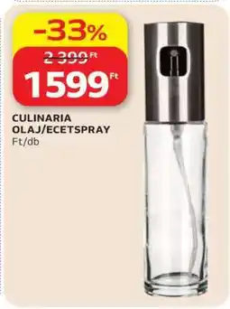 Auchan CULINARIA OLAJ/ECETSPRAY ajánlat
