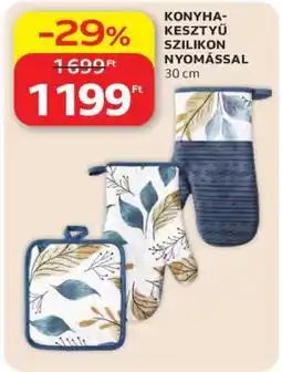 Auchan KONYHAKESZTYŰ SZILIKON NYOMÁSSAL ajánlat